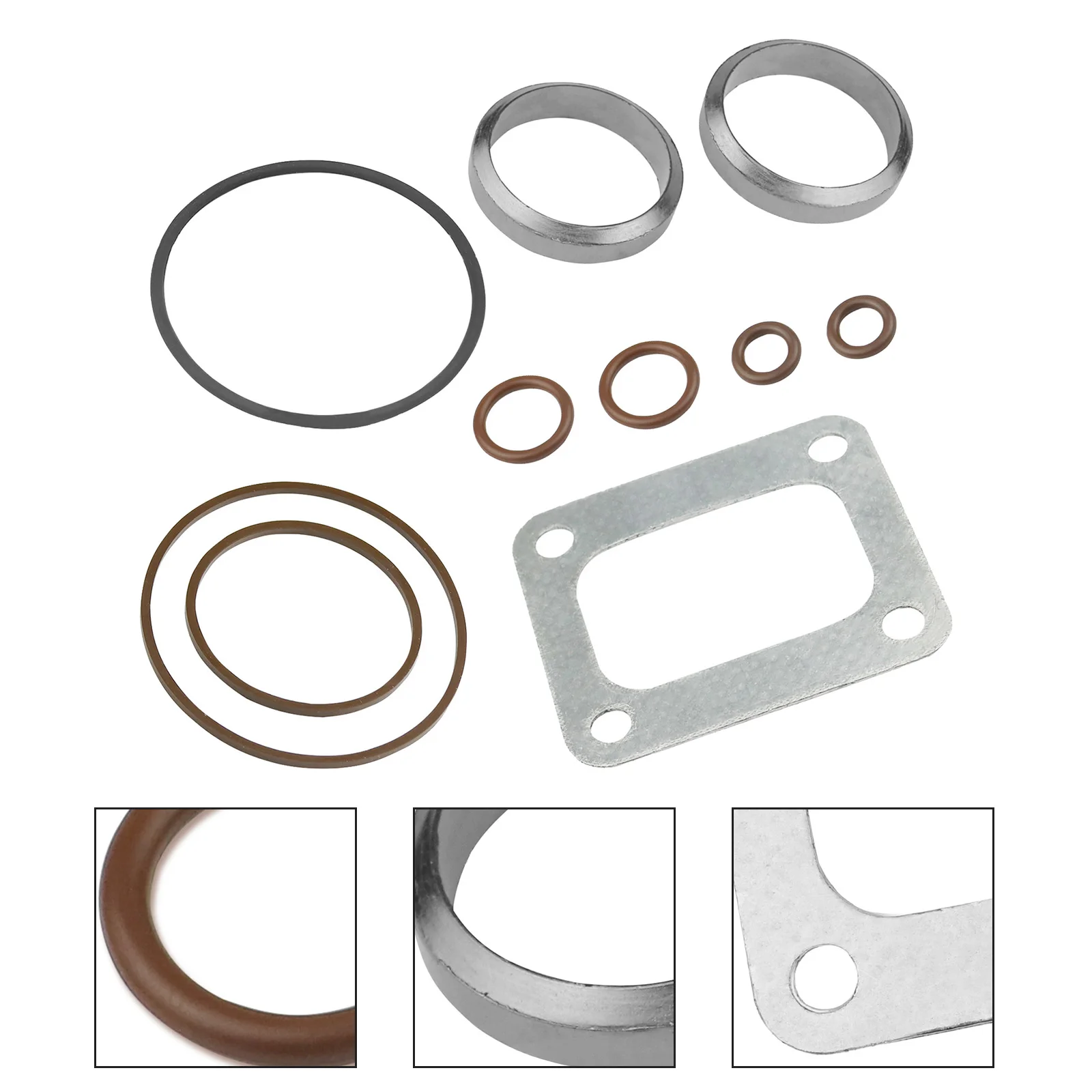 Areyourshop 72468 Turbo Mounting Gasket Set+O-Ring Seal Gasket Kit for ford 7.3 7.3L 1994-2003 F4TZ-6N653-A Car Auto Parts
Areyourshop 72468 Turbo Mounting Gasket Set+O-Ring Seal Gasket Kit for ford 7.3 7.3L 1994-2003 F4TZ-6N653-A Car Auto Parts