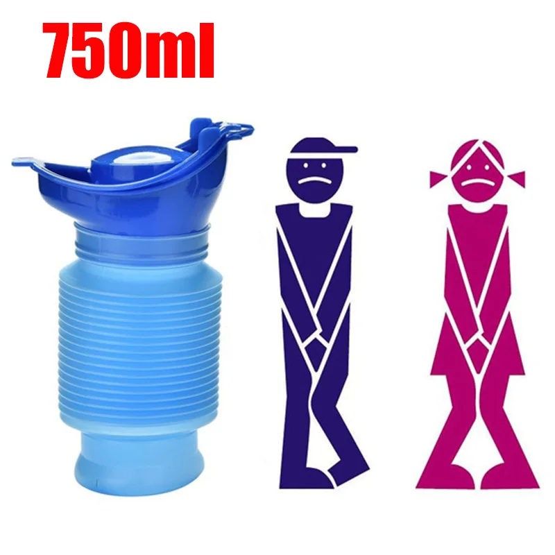750ml Adult Urinal Portable Shrinkable Personal Mobile Toilet Potty Women Kid Pee Bottle For Outdoor Car Travel Traffic Camping 
750ml Adult Urinal Portable Shrinkable Personal Mobile Toilet Potty Women Kid Pee Bottle For Outdoor Car Travel Traffic Camping