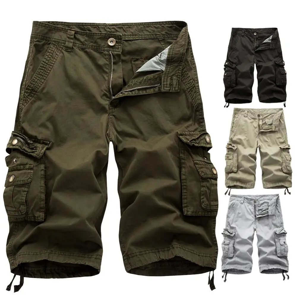 Casual Pants Shorts Cargo Summer Men Multi Pockets Loose Solid Color Fifth Beach Shorts
Casual Pants Shorts Cargo Summer Men Multi Pockets Loose Solid Color Fifth Beach Shorts