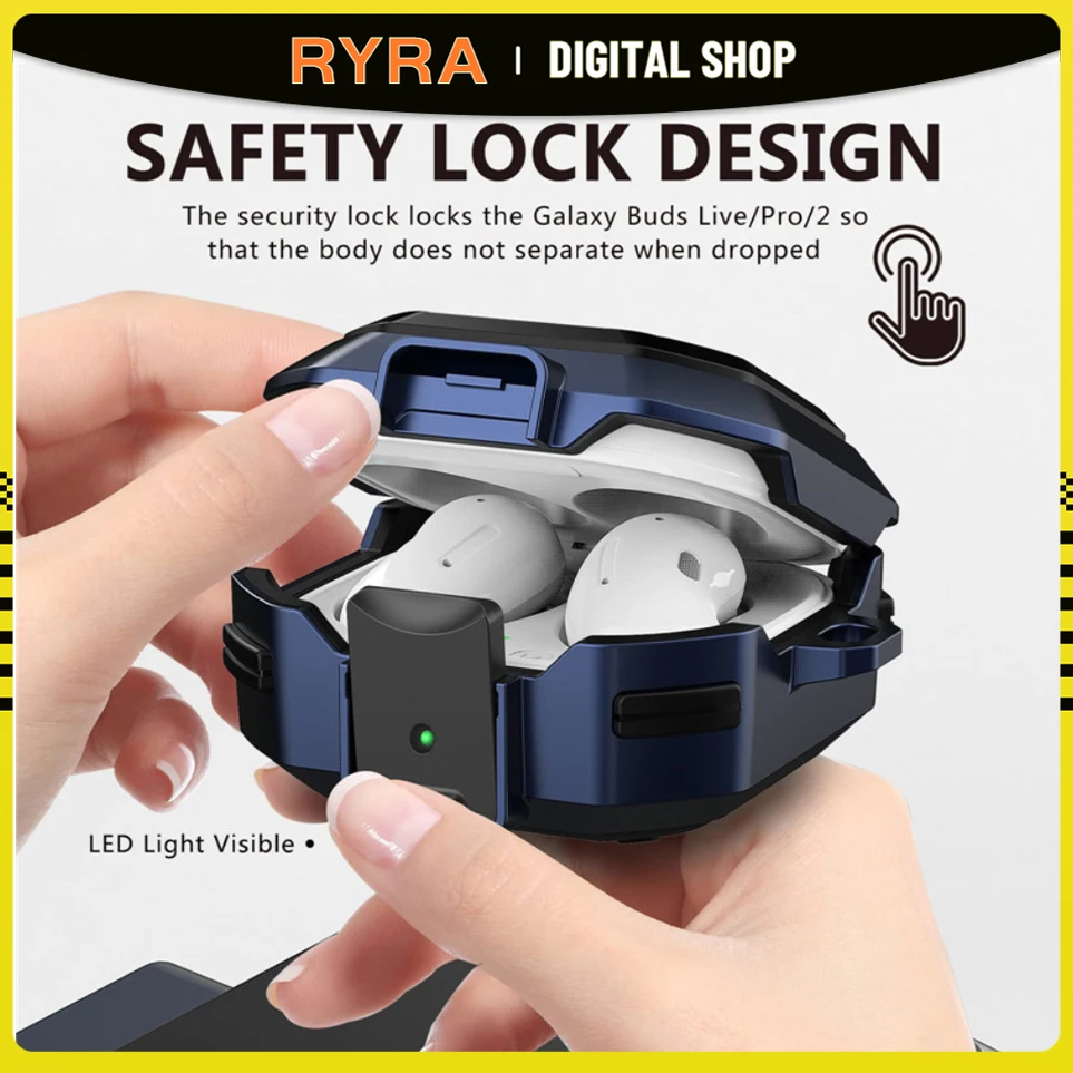 RYRA Silicone Earphone Case for Samsung Galaxy Buds Live /Buds 2/ Buds Pro Headset Shockproof Soft Protective Headphone Cover
RYRA Silicone Earphone Case for Samsung Galaxy Buds Live /Buds 2/ Buds Pro Headset Shockproof Soft Protective Headphone Cover