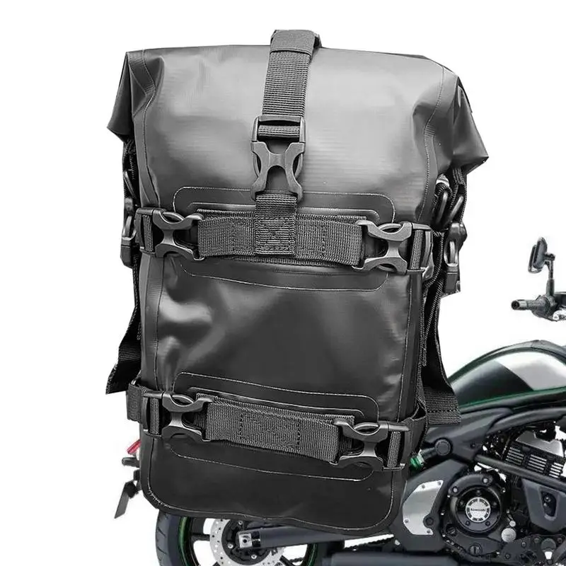 

Saddle Bags Motorcycles Waterproof Motorbike Tail Bags Motorcycle Storage Bag Non-breaking Reflective Logo Adjustable Webbing
