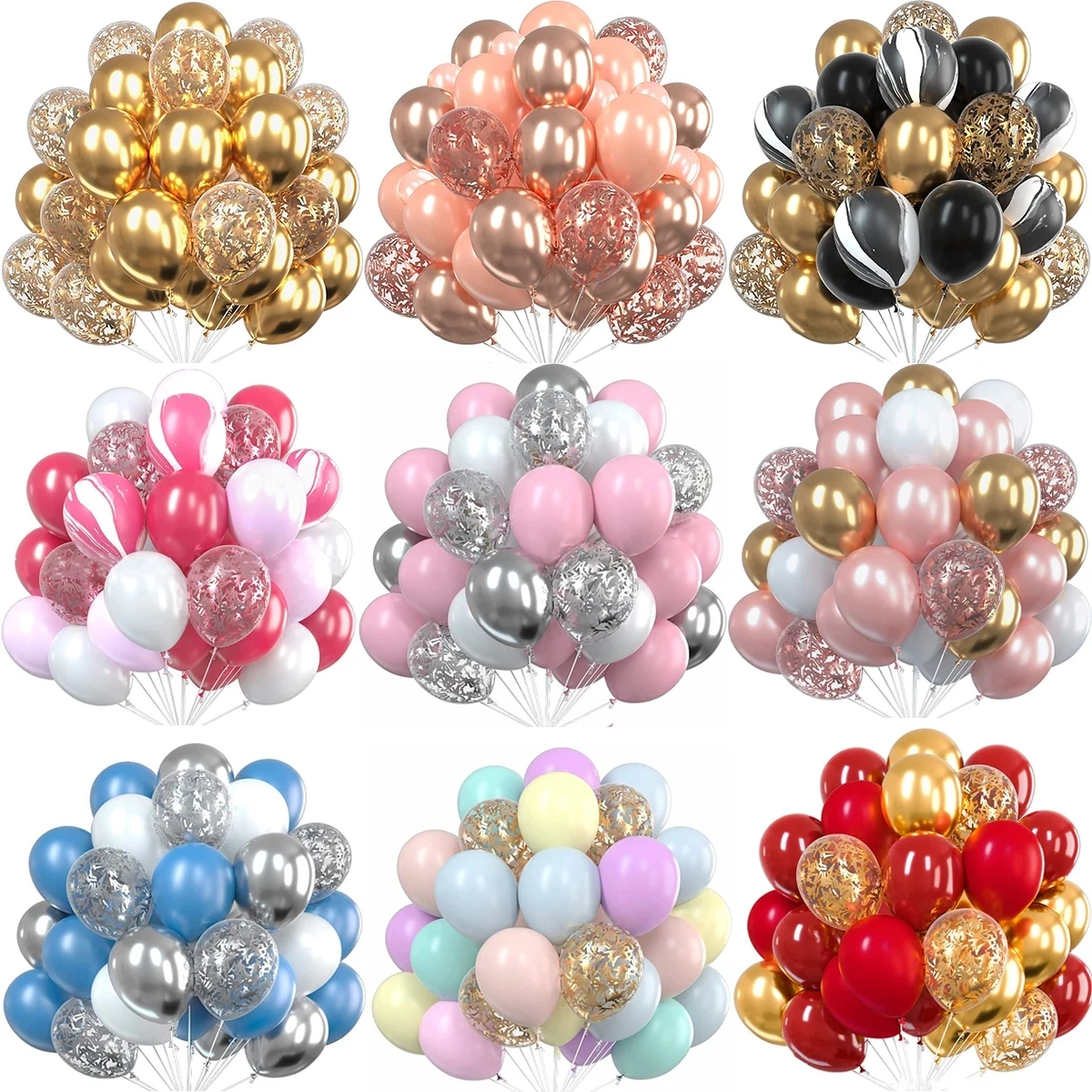 30pcs Chrome Mental Gold Marble and Strip Confetti Balloons Premium Balloons for Theme Party Birthday Wedding decorations
30pcs Chrome Mental Gold Marble and Strip Confetti Balloons Premium Balloons for Theme Party Birthday Wedding decorations
