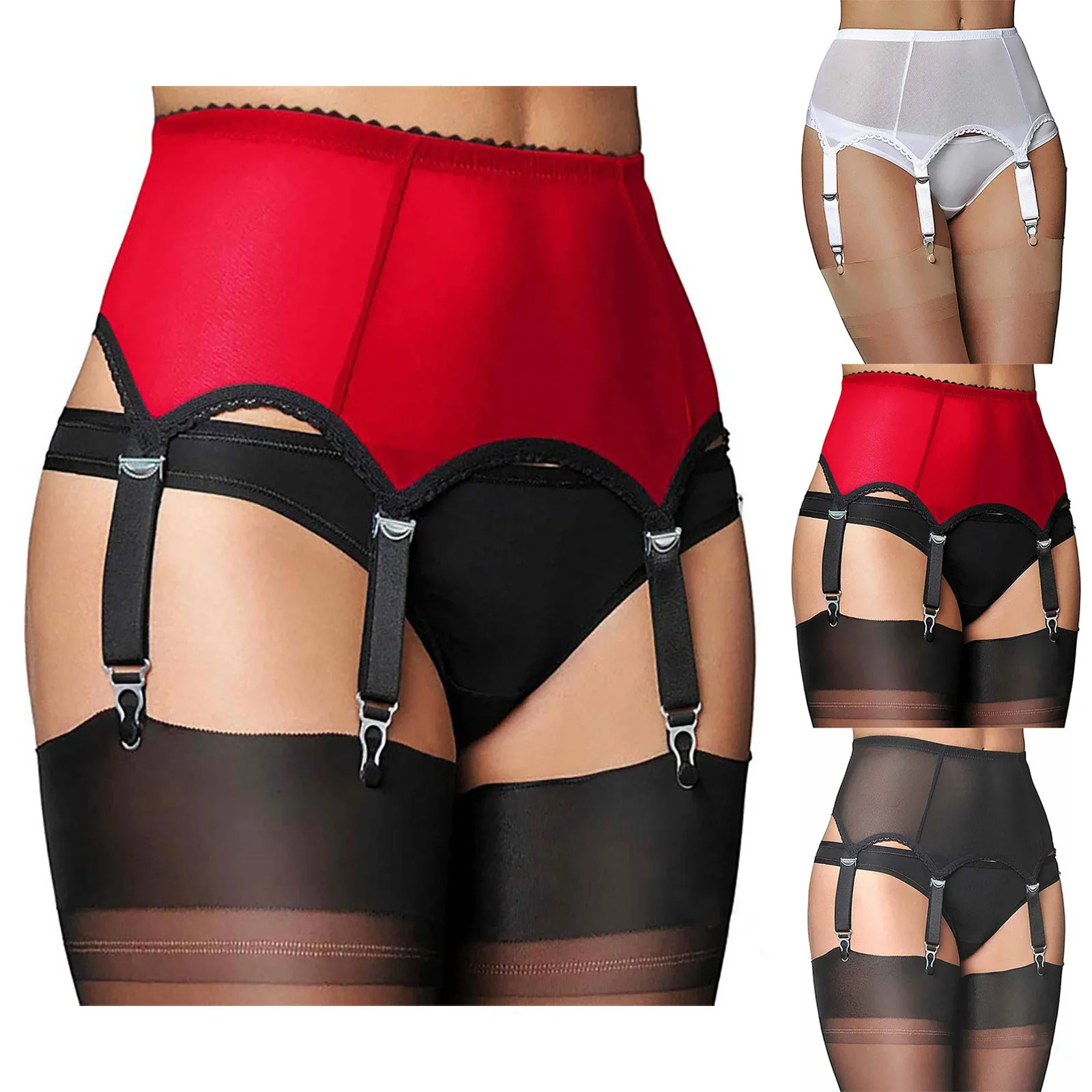 Women's Sexy Lingerie Plus Size Lace Garter Suspenders Lace Transparent Underwear Thigh-highs Garter Non-slip Adjustable Belt
Women's Sexy Lingerie Plus Size Lace Garter Suspenders Lace Transparent Underwear Thigh-highs Garter Non-slip Adjustable Belt