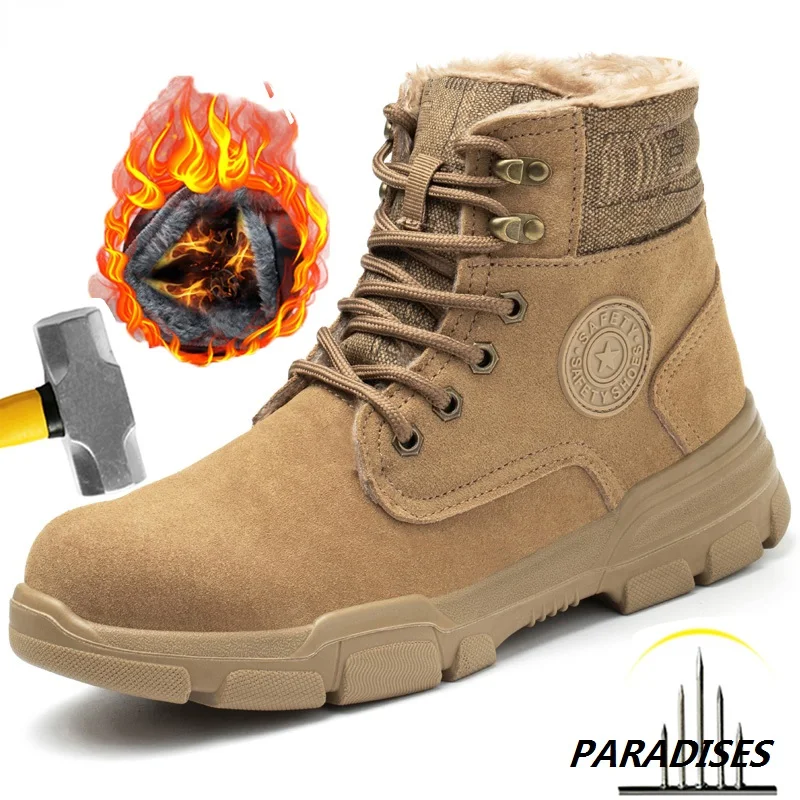 New Winter Boots Men Security Shoes Anti-smash Anti-puncture Work Boots Construction Protective Shoes Steel Toe Safety Shoes
New Winter Boots Men Security Shoes Anti-smash Anti-puncture Work Boots Construction Protective Shoes Steel Toe Safety Shoes