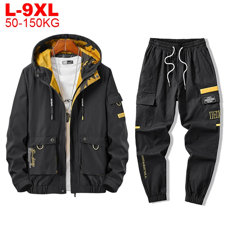 Winter Mens 2 Piece Outfits Men Sportwear Jacket Pants Sets Plus Size Clothes Mens Track Jackets Hip Hop Tracksuit Streetwear
Winter Mens 2 Piece Outfits Men Sportwear Jacket Pants Sets Plus Size Clothes Mens Track Jackets Hip Hop Tracksuit Streetwear