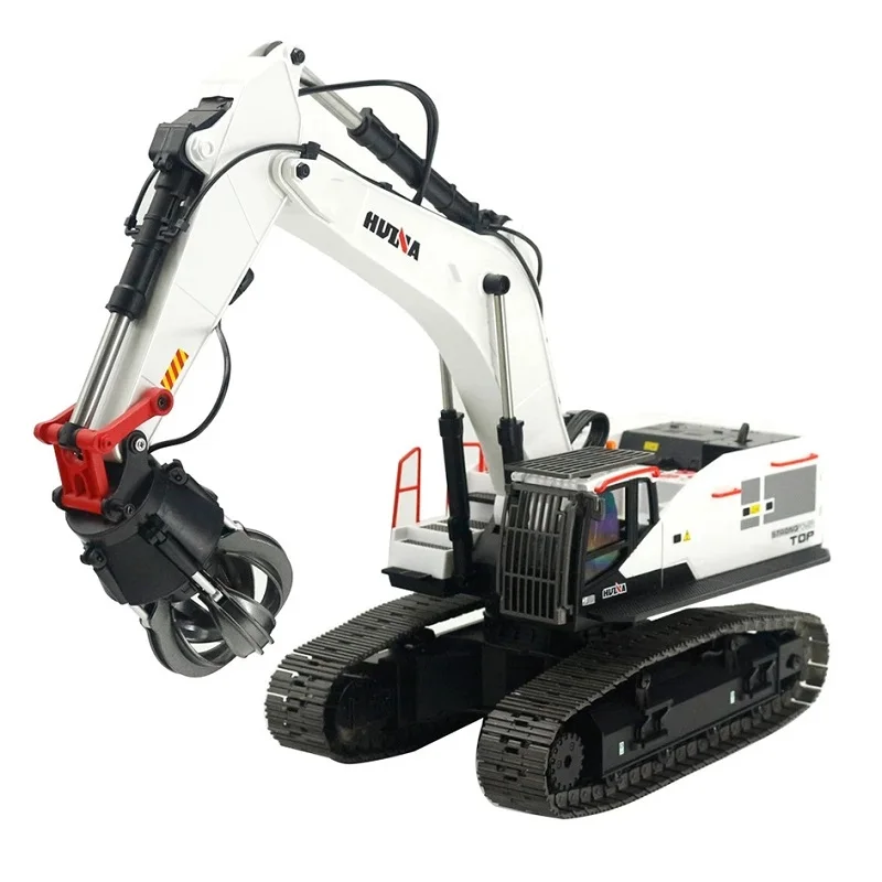 

1594 Remote Control Truck Huina 1:14 Excavator Alloy 2.4Ghz Radio Controlled Car 22 Channel Engineering Toy