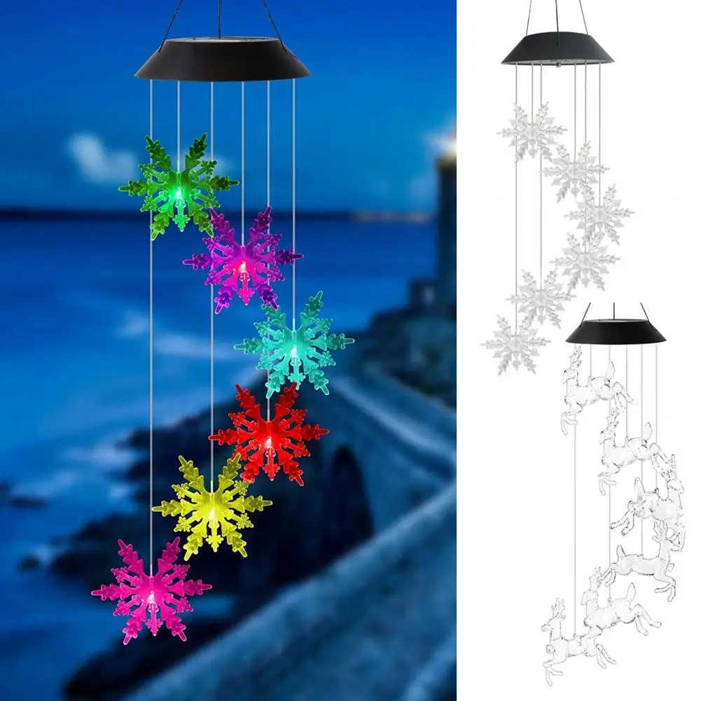 

Solar Powered Wind Chime Energy-saving Solar Halloween Wind Chime Lights Festive Outdoor Night Decorations for Patio for Patio