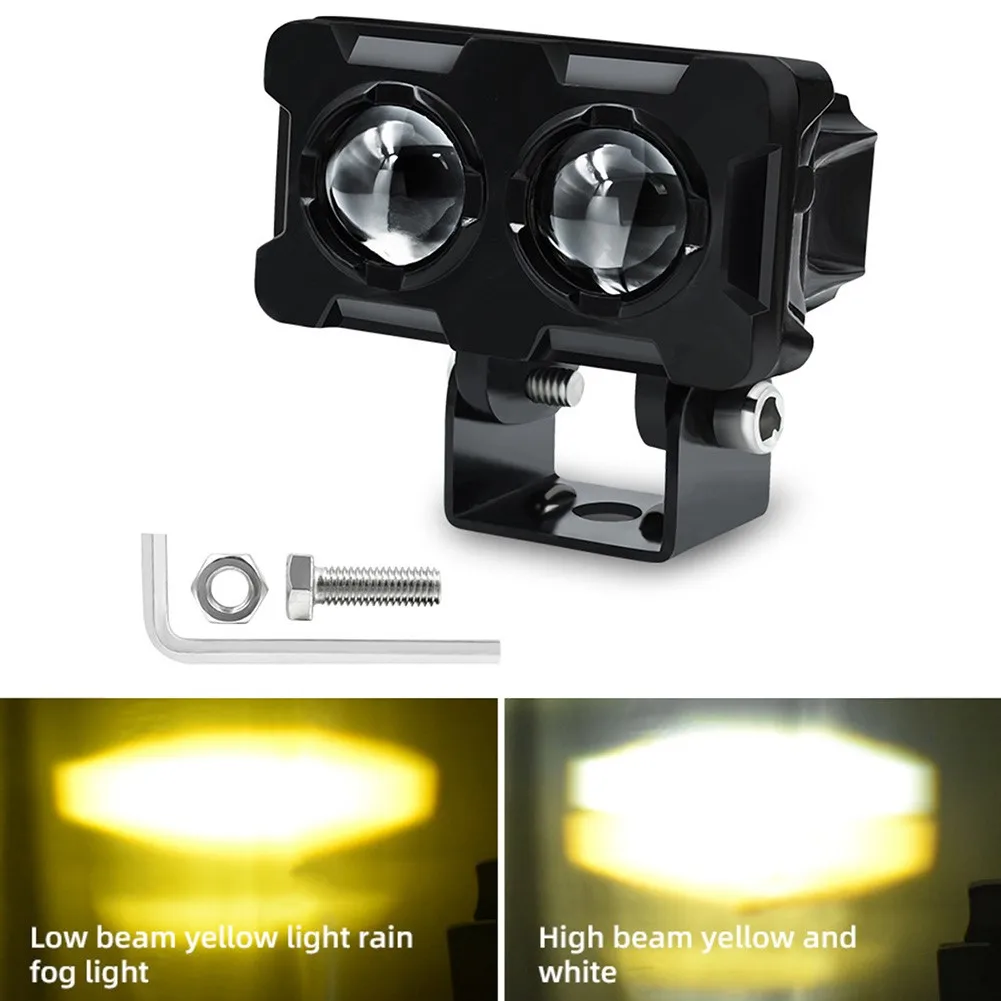 1pc Universal Motorcycle LED HeadLight Spotlights Projector Lens Yellow White High Low Beam Fog Light Universal Auto Offroad
1pc Universal Motorcycle LED HeadLight Spotlights Projector Lens Yellow White High Low Beam Fog Light Universal Auto Offroad