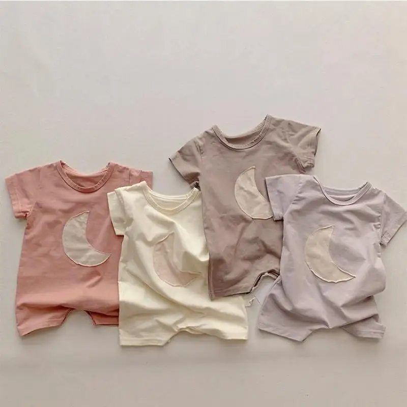 2023 Summer New Baby Short Sleeve Romper Cute Moon Patch Infant Boy Jumpsuit Cotton Toddler Clothes Fashion Baby Girl Onesie
2023 Summer New Baby Short Sleeve Romper Cute Moon Patch Infant Boy Jumpsuit Cotton Toddler Clothes Fashion Baby Girl Onesie