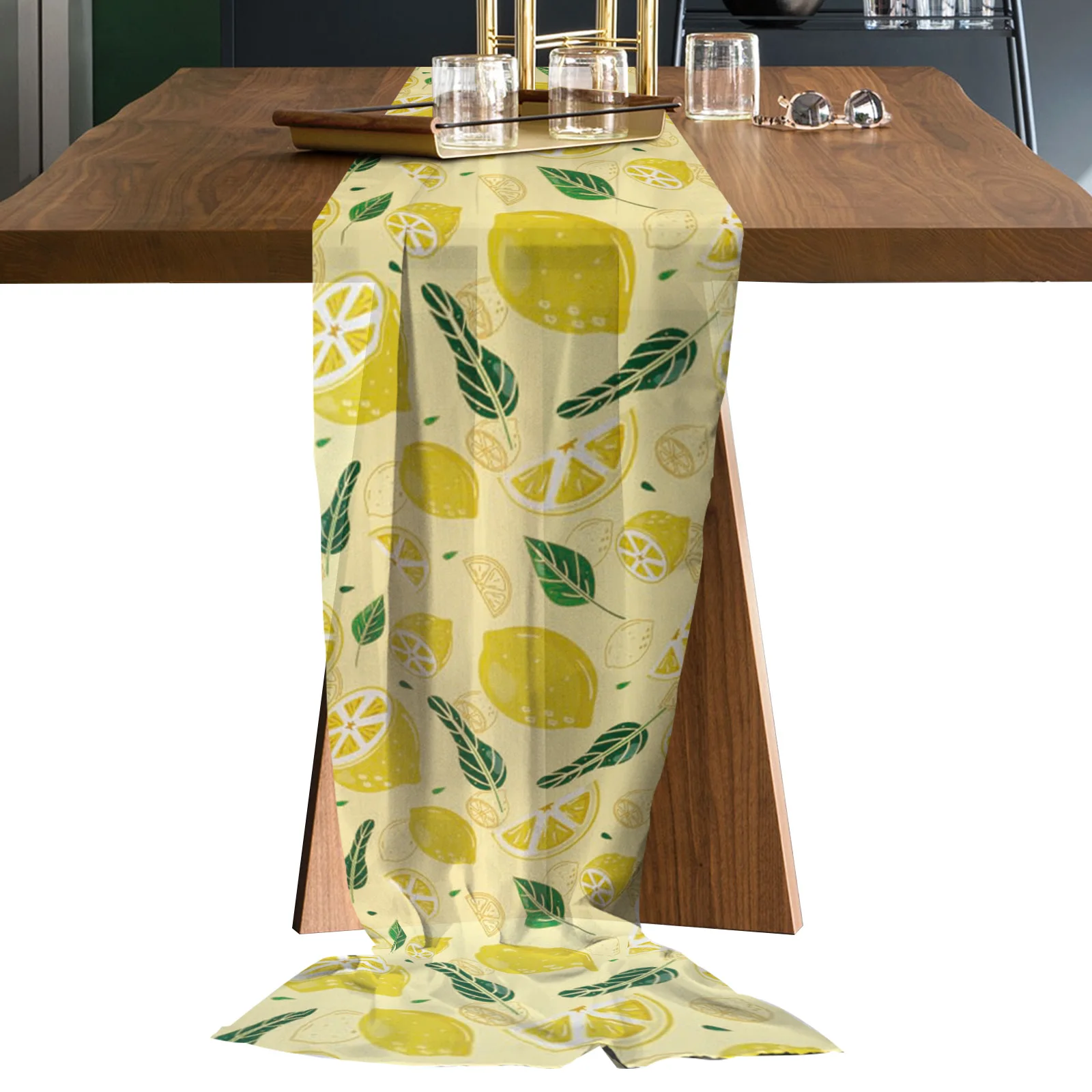 Lemon Tile Pattern Sheer Chiffon Table Runners Rustic Gauze Dining Tablecloth Wedding Table Decor Gauze Table Runner
Lemon Tile Pattern Sheer Chiffon Table Runners Rustic Gauze Dining Tablecloth Wedding Table Decor Gauze Table Runner