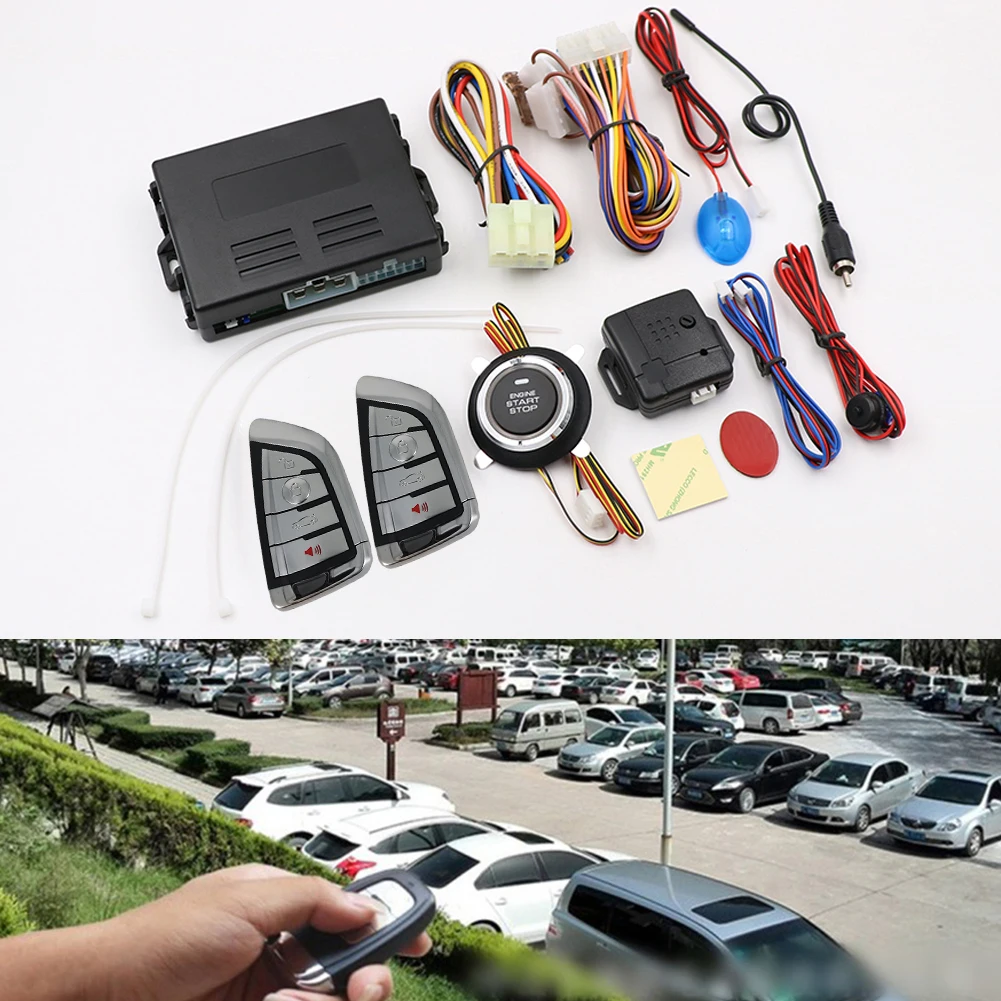 Remote Starter Engine PKE Alarm 1 Set Accessories Anti-Theft Button Replacements Start/Stop Outdoor Home Indoor
Remote Starter Engine PKE Alarm 1 Set Accessories Anti-Theft Button Replacements Start/Stop Outdoor Home Indoor