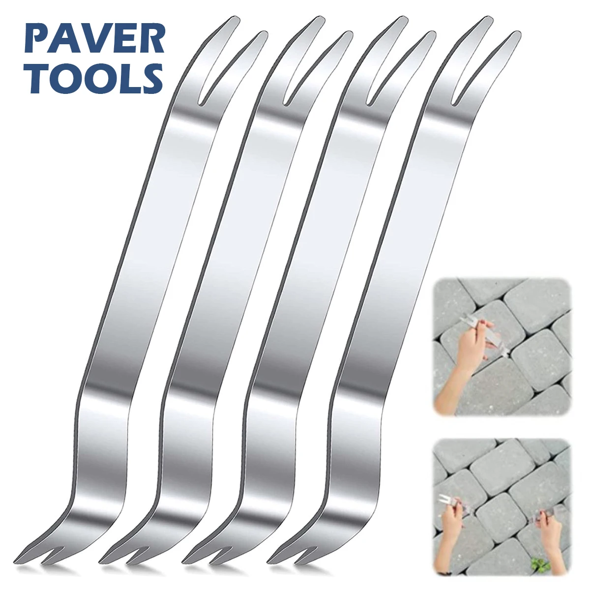 Paver Puller Stainless Steel Paver Extraction Removal Raise Sunken Brick Pavers Locked by Edging Repair Car Removal Pry Tool Kit
Paver Puller Stainless Steel Paver Extraction Removal Raise Sunken Brick Pavers Locked by Edging Repair Car Removal Pry Tool Kit