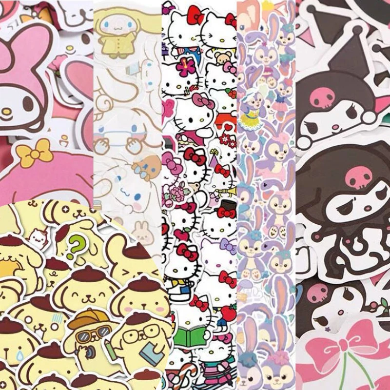 100pcs Anime Hello Kitty Kuromi My Melody Cinnamoroll Waterproof Stickers Cartoon Phone Case Computer Guitar Skateboard Stickers
100pcs Anime Hello Kitty Kuromi My Melody Cinnamoroll Waterproof Stickers Cartoon Phone Case Computer Guitar Skateboard Stickers