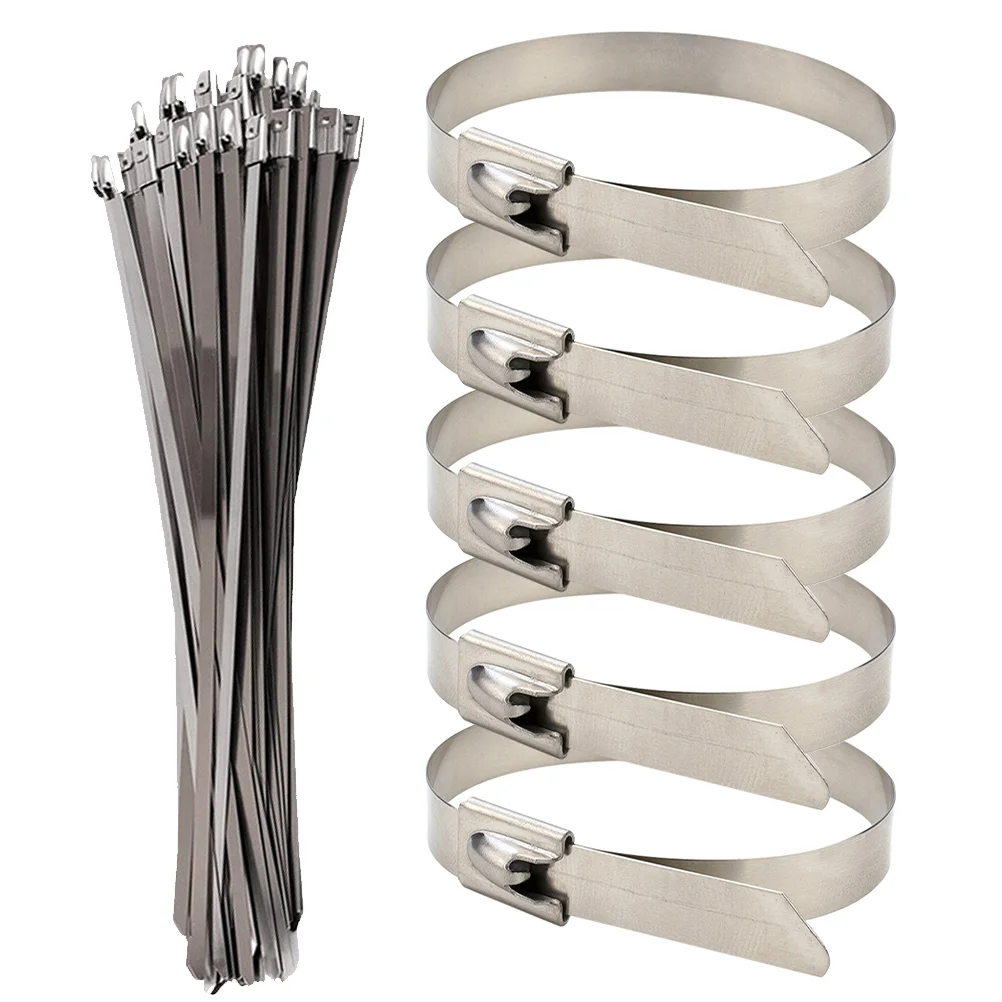 30 Pcs Heavy Duty Zip Ties Exhaust Strap Wrap Metal Cable Stainless Steel Cord Chain Link Fence Identification Tags
30 Pcs Heavy Duty Zip Ties Exhaust Strap Wrap Metal Cable Stainless Steel Cord Chain Link Fence Identification Tags