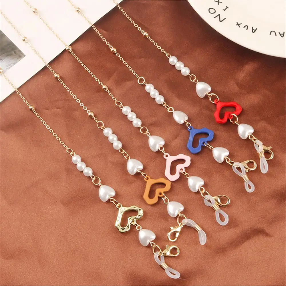 Fashion Heart Acrylic Pearl Anti-lost Holder Cord Mask Lanyard Glasses Chain Neck Strap
Fashion Heart Acrylic Pearl Anti-lost Holder Cord Mask Lanyard Glasses Chain Neck Strap