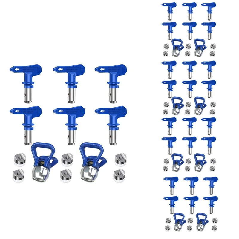 30X Airless Paint Nozzles Set,Reversible Spray Tips Airless Paint Sprayer Nozzle Tips Airless Sprayer Spraying Machine
30X Airless Paint Nozzles Set,Reversible Spray Tips Airless Paint Sprayer Nozzle Tips Airless Sprayer Spraying Machine