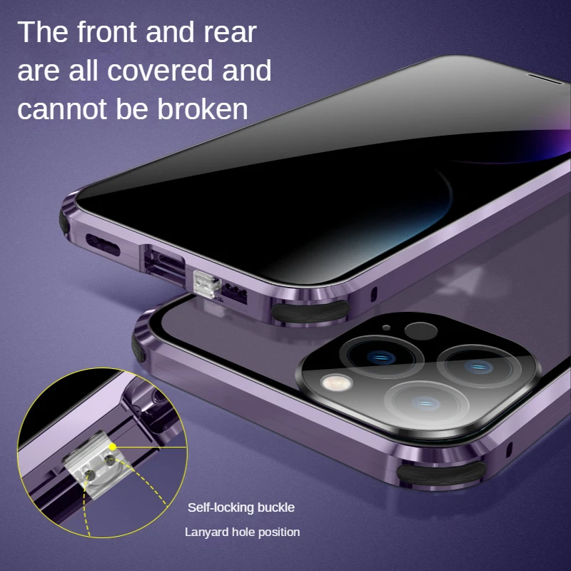 New Anti Peep Magnetic Phone Case For iPhone 14 13 12 Pro Max 14 Plus Double Glass Metal Privacy Protect Cover
New Anti Peep Magnetic Phone Case For iPhone 14 13 12 Pro Max 14 Plus Double Glass Metal Privacy Protect Cover