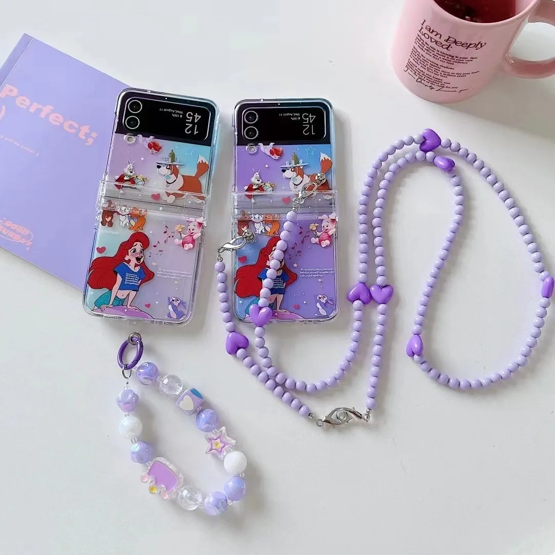 Cute Disney ariel with bracelet cartoon Phone Case for Samsung Galaxy Z Flip 3 Hard PC Back forZ Flip 4 Case Protective Shell
Cute Disney ariel with bracelet cartoon Phone Case for Samsung Galaxy Z Flip 3 Hard PC Back forZ Flip 4 Case Protective Shell
