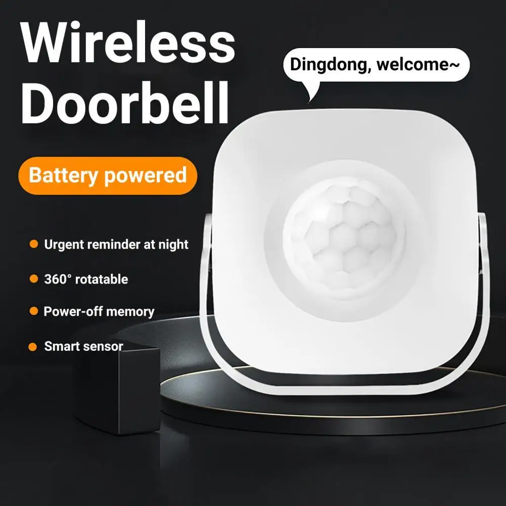 C9 Wireless Doorbell 4 Volume Level Infrared Motion Sensor Supermarket Entrance Welcome Doorbell Rotatable Smart Door Bell Chime
C9 Wireless Doorbell 4 Volume Level Infrared Motion Sensor Supermarket Entrance Welcome Doorbell Rotatable Smart Door Bell Chime