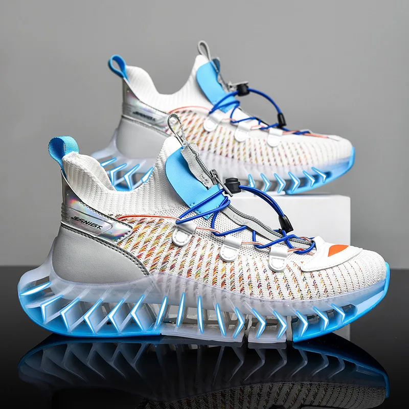 Men Running Shoes Lightweight Knit Mesh Sneakers Non-Slip Breathable Sports Shock Absorption Walking Shoes Brogue Shoes
Men Running Shoes Lightweight Knit Mesh Sneakers Non-Slip Breathable Sports Shock Absorption Walking Shoes Brogue Shoes