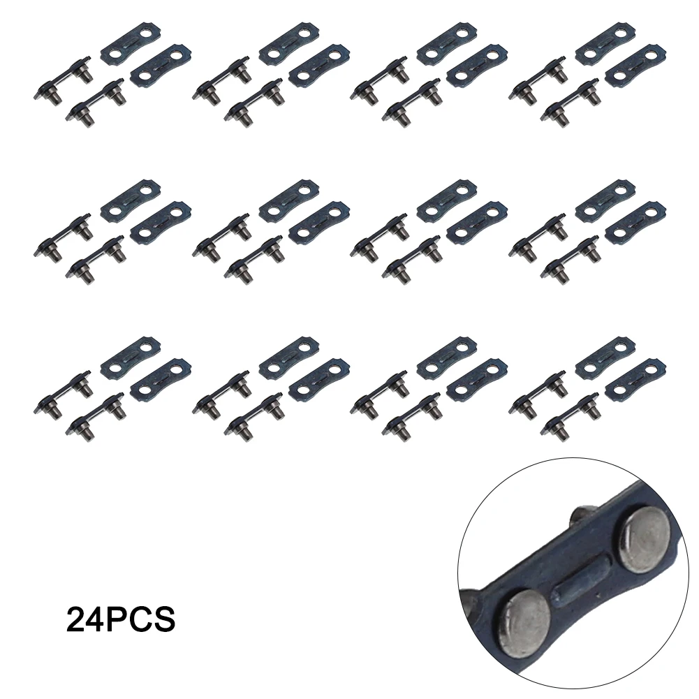 Easy to install 12 Pairs 12 Sets Chain Links Replacement Repair Size 3/8LP Pitch .043 .050 Gauge Useful Newest
Easy to install 12 Pairs 12 Sets Chain Links Replacement Repair Size 3/8LP Pitch .043 .050 Gauge Useful Newest