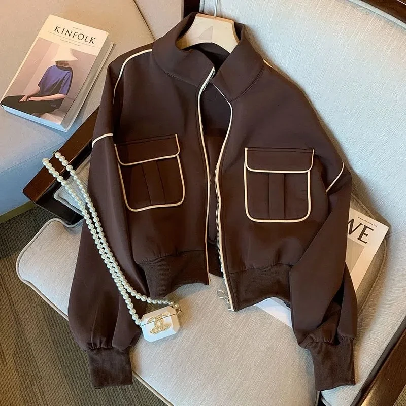 Baseball Uniform Loose Women's Coat Cotton 2022 New Spring Autumn Oversize High Street Crop Top Female Fashion Y2K
Baseball Uniform Loose Women's Coat Cotton 2022 New Spring Autumn Oversize High Street Crop Top Female Fashion Y2K