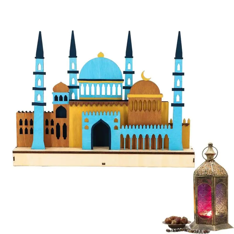 Деревянный праздничный Декор Eid Decor, ночник, деревянное ремесло, объемная атмосфера для мечети, Настольная декоративная лампа
Деревянный праздничный Декор Eid Decor, ночник, деревянное ремесло, объемная атмосфера для мечети, Настольная декоративная лампа