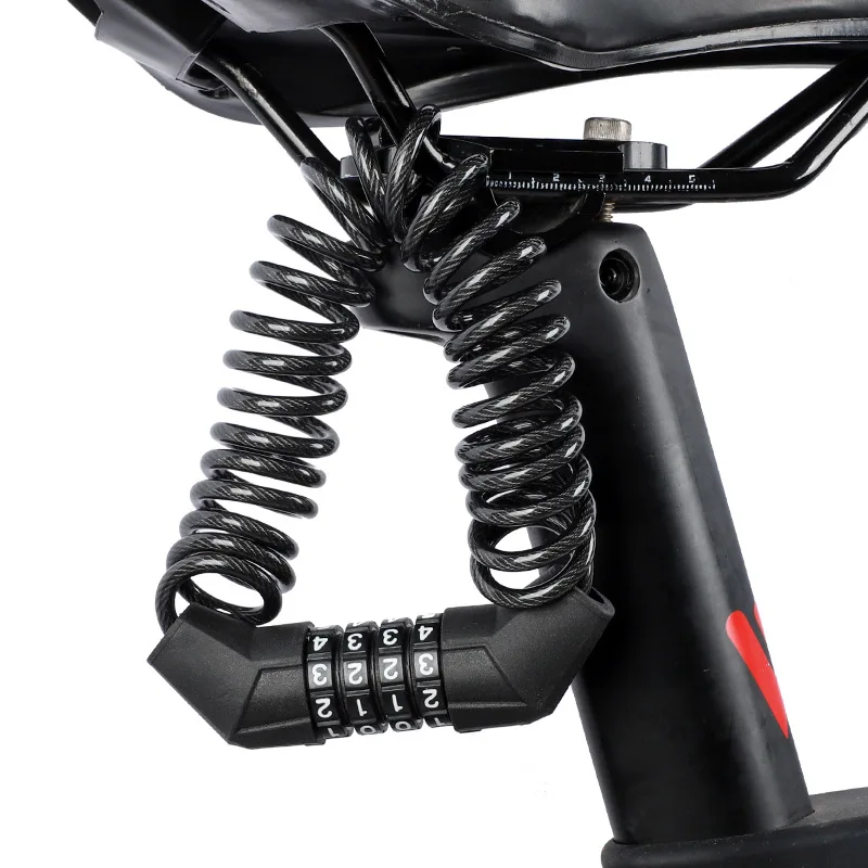 ClClassic Bicycle Helmet Lock Durable Practical Multi-functional 4 Digit Combination Steel Wire Cable Lock Backpack Lock
ClClassic Bicycle Helmet Lock Durable Practical Multi-functional 4 Digit Combination Steel Wire Cable Lock Backpack Lock