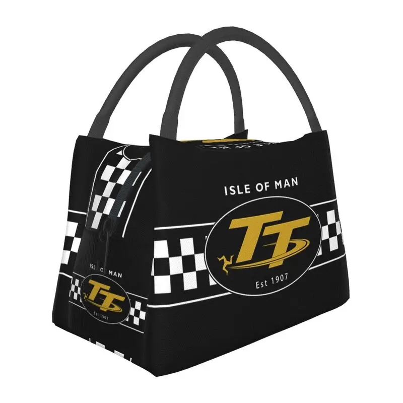 Custom Isle Of Man Tt Racing Motorcycle Lunch Bag Men Women Cooler Thermal Insulated Lunch Box for Picnic Camping Work Travel
Custom Isle Of Man Tt Racing Motorcycle Lunch Bag Men Women Cooler Thermal Insulated Lunch Box for Picnic Camping Work Travel