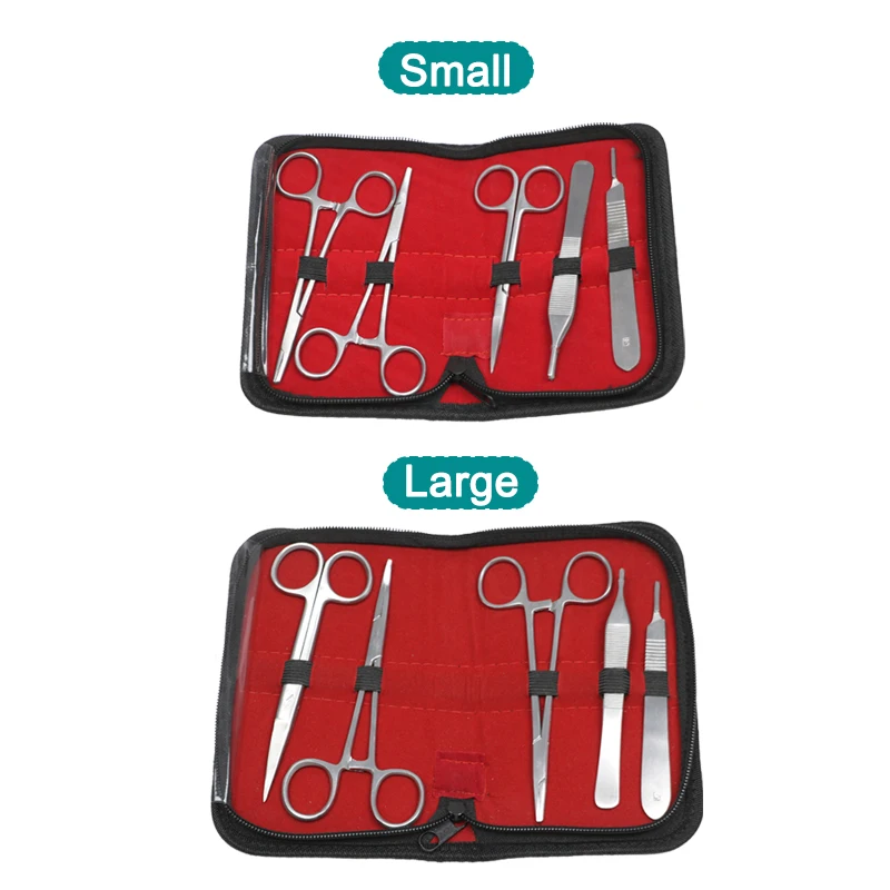 Stainless Steel Suture Training Instrument Kit Medical Tweezers Pliers Needle Holder
Stainless Steel Suture Training Instrument Kit Medical Tweezers Pliers Needle Holder