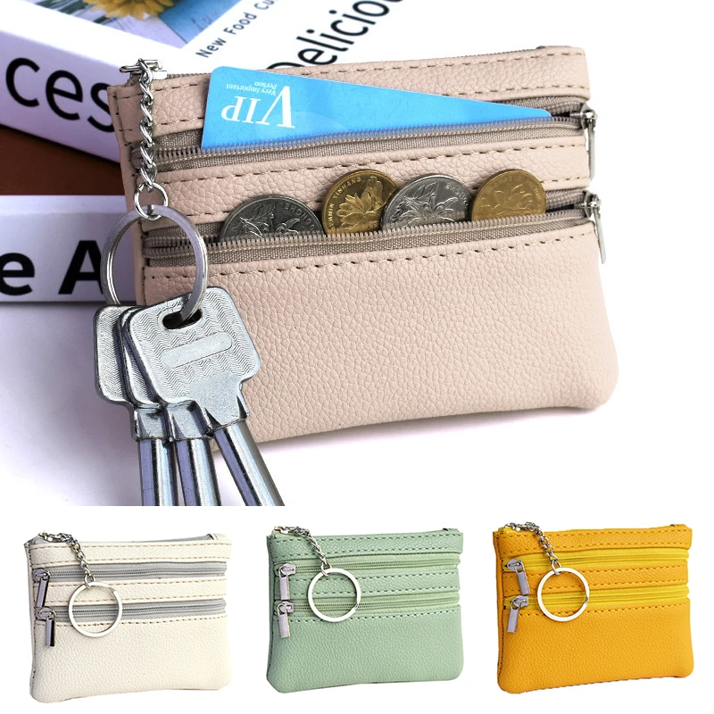 Fashion Leather Women Solid Wallet Clutch One/Two Zip Female Short Small Coin Purse Brand New Design Soft Mini Card Cash Holder
Fashion Leather Women Solid Wallet Clutch One/Two Zip Female Short Small Coin Purse Brand New Design Soft Mini Card Cash Holder