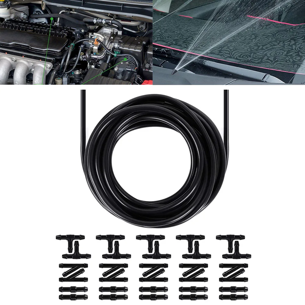 30pcs Hose Hose Connectors Compatibility Corrosion-resistance Anti-aging Anti-wear Black Interface Longlife Windshield
30pcs Hose Hose Connectors Compatibility Corrosion-resistance Anti-aging Anti-wear Black Interface Longlife Windshield