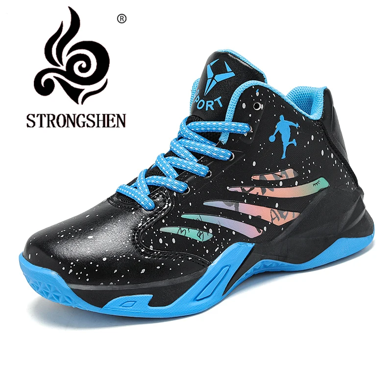 Children's Shoes STRONGSHEN Spring Trend Basketball Sneakers Running Non-Slip Wear-Resistant Rubber Sole Fashion Boys Sneakers
Children's Shoes STRONGSHEN Spring Trend Basketball Sneakers Running Non-Slip Wear-Resistant Rubber Sole Fashion Boys Sneakers