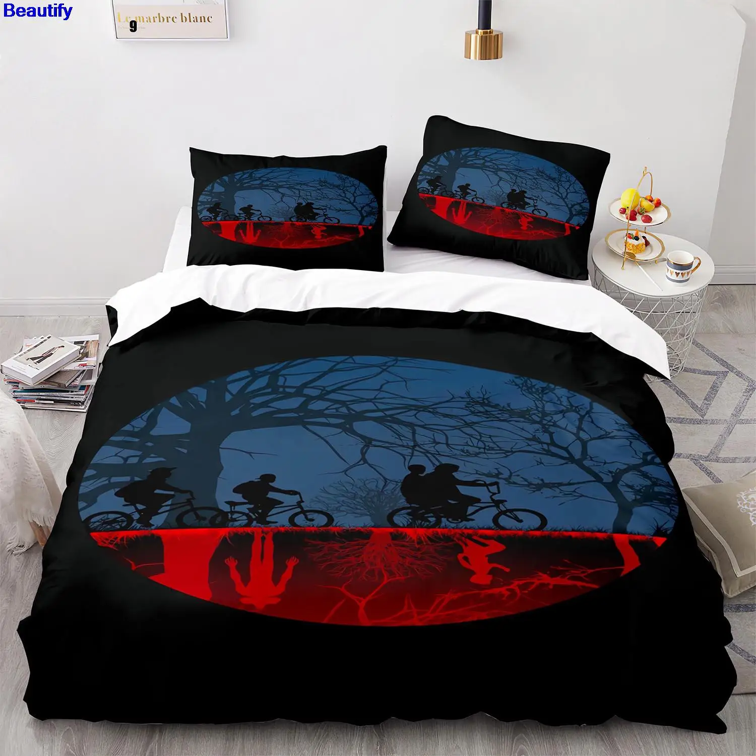 Beautify Stranger Things Single Twin Full Queen King Size Stranger Things Bed Set Aldult Kid Bedroom Duvetcover Sets Bedding Set
Beautify Stranger Things Single Twin Full Queen King Size Stranger Things Bed Set Aldult Kid Bedroom Duvetcover Sets Bedding Set