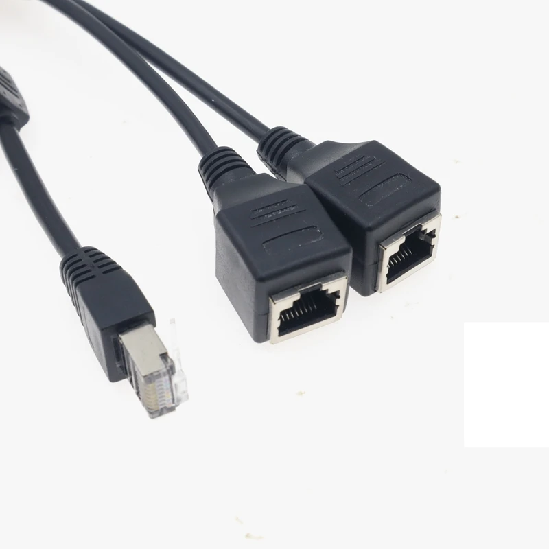 New 0.2m RJ45 Internet Adapter Cable Male to 2 Female RJ45 Splitter Ethernet 2-in-1 Internet Adapter Cable Separator 2020
New 0.2m RJ45 Internet Adapter Cable Male to 2 Female RJ45 Splitter Ethernet 2-in-1 Internet Adapter Cable Separator 2020