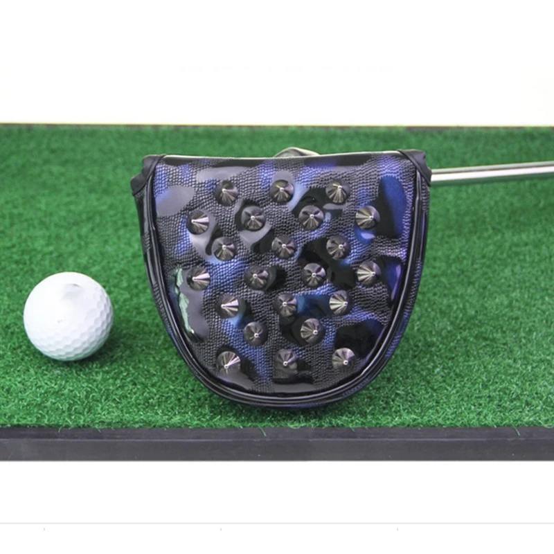Golf Rivet Putter Cover Large Semi-Circle Head Cover Putter Protective Cap Cover Pu Fabric Magnetic Buckle
Golf Rivet Putter Cover Large Semi-Circle Head Cover Putter Protective Cap Cover Pu Fabric Magnetic Buckle