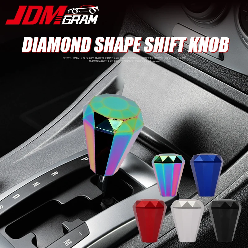 Universal Car Gear Shift Knob Diamond Colorfull Aluminum Automatic Manual 7cm Transmission Shifter Lever Up Auto Accessories
Universal Car Gear Shift Knob Diamond Colorfull Aluminum Automatic Manual 7cm Transmission Shifter Lever Up Auto Accessories