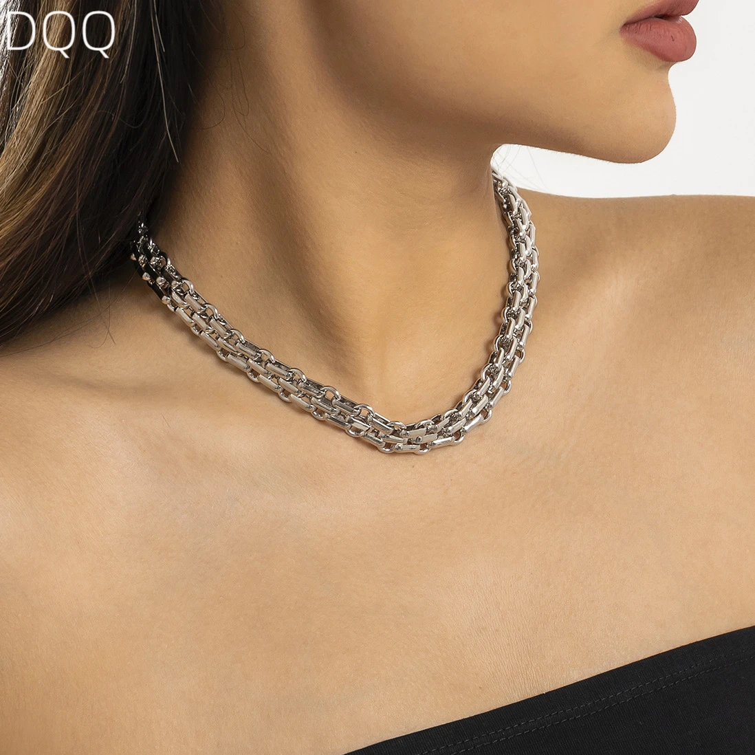 Women Necklace Chain High Quality Link Chain Trendy Necklaces Gold Color Silver Jewelry Top quality
Women Necklace Chain High Quality Link Chain Trendy Necklaces Gold Color Silver Jewelry Top quality