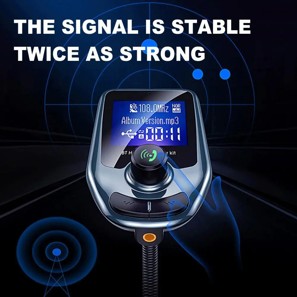 Беспроводной автомобильный FM-передатчик Bluetooth Aux поддерживает QC3.0 быстрое зарядное устройство для автомобиля
Беспроводной автомобильный FM-передатчик Bluetooth Aux поддерживает QC3.0 быстрое зарядное устройство для автомобиля