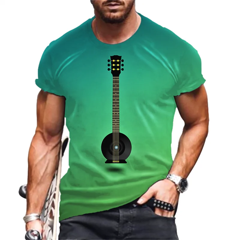 Summer Beach Casual Music Style Oversized Man T-Shirt Short Sleeve Round-Neck Tops Plus Size Men's Clothing Fashion T-Shirts Top
Summer Beach Casual Music Style Oversized Man T-Shirt Short Sleeve Round-Neck Tops Plus Size Men's Clothing Fashion T-Shirts Top