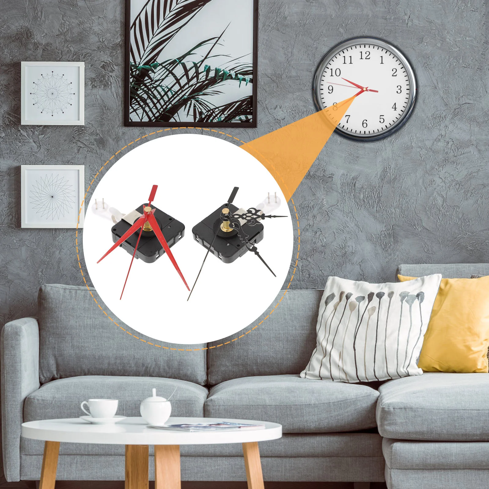 2Pcs Clock Movement Universal Durable Professional DIY Clock Parts Clock Hands Clock Accessory
2Pcs Clock Movement Universal Durable Professional DIY Clock Parts Clock Hands Clock Accessory
