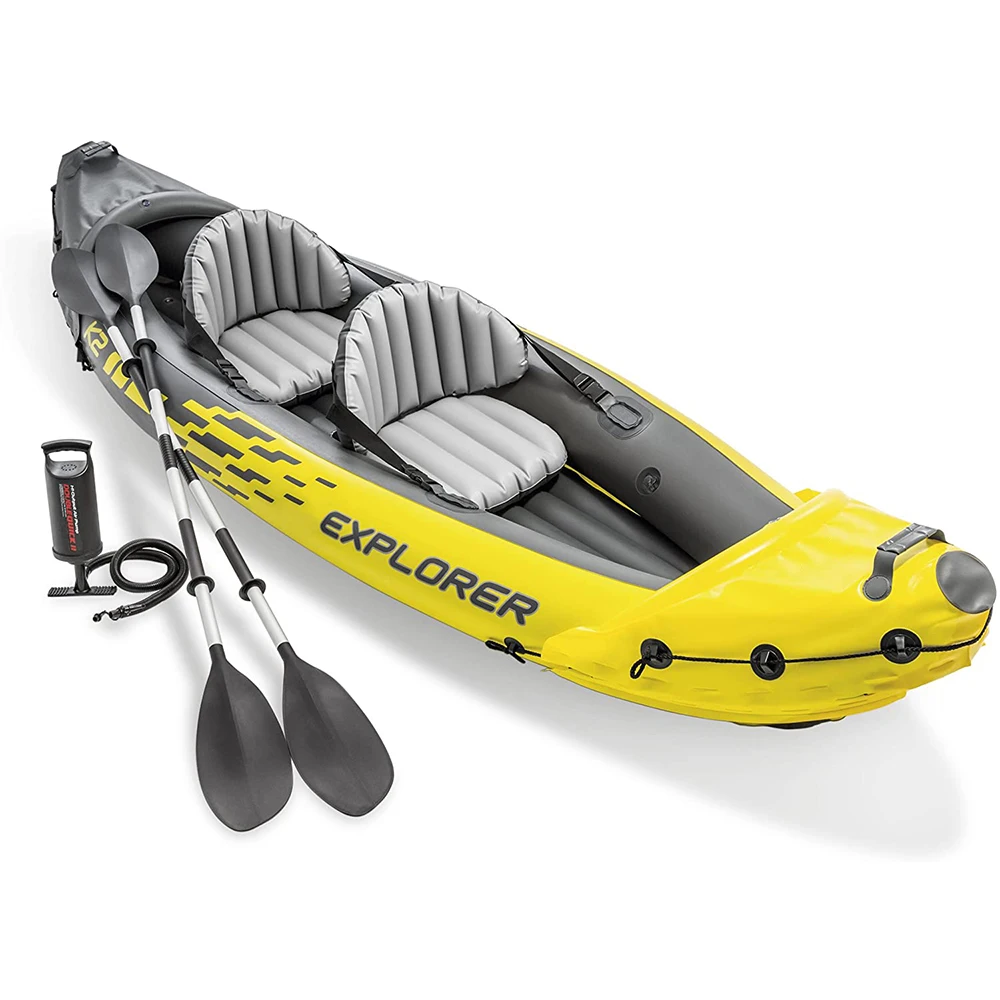 2-Person Inflatable kayak canoe pvc dinghy raft pump seat drop-stitch floor laminated professional Sport Water Kayak
2-Person Inflatable kayak canoe pvc dinghy raft pump seat drop-stitch floor laminated professional Sport Water Kayak