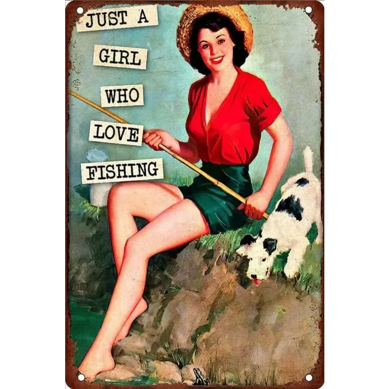 Металлический Настенный постер с изображением девушки, которая любит рыбалку, Настенный декор, металлический знак для бара, клуба, кафе, кухни, спальни
Металлический Настенный постер с изображением девушки, которая любит рыбалку, Настенный декор, металлический знак для бара, клуба, кафе, кухни, спальни