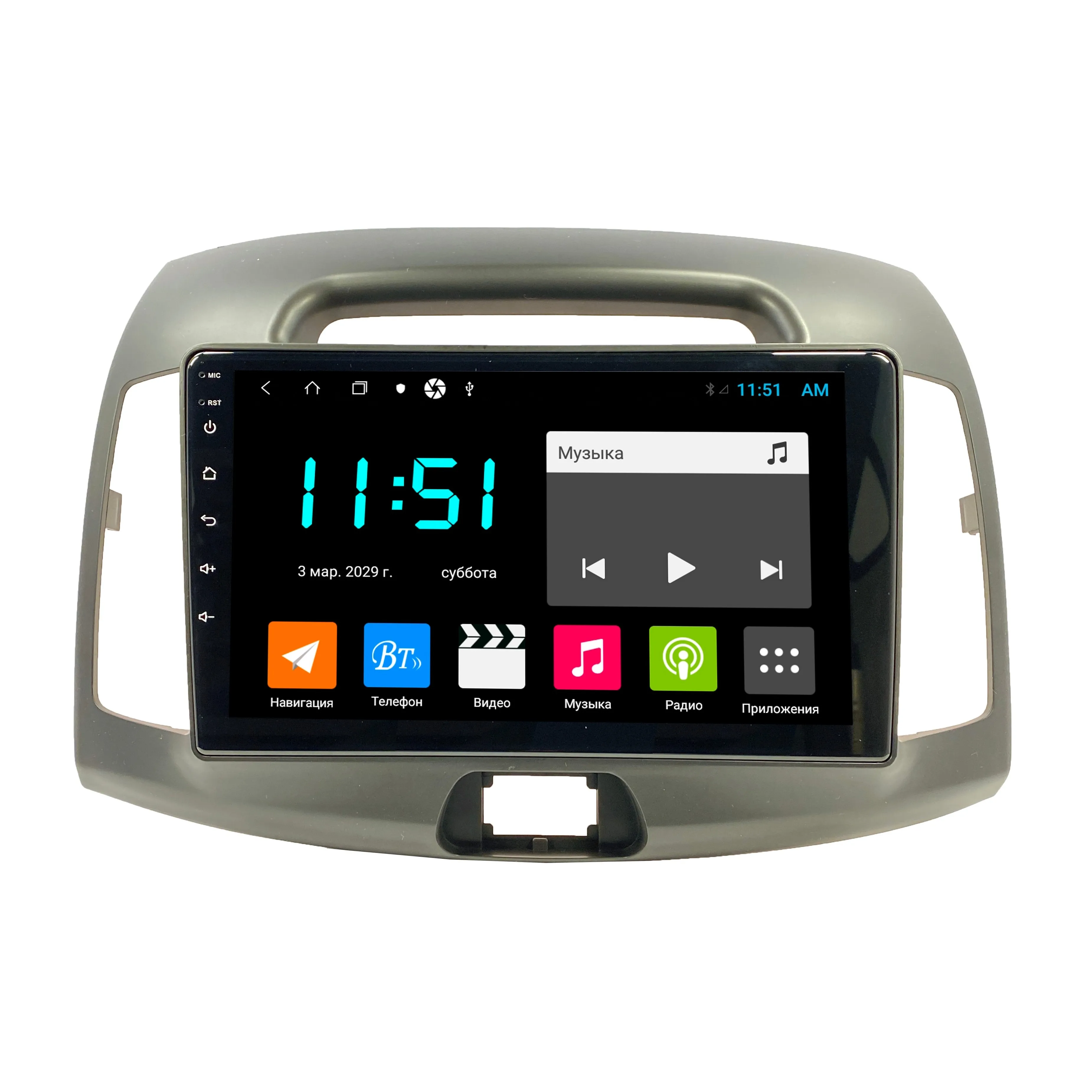 Штатная магнитола на Hyundai Elantra 2006-2011 Хендай Элантра автомагнитола 2 DIN GPS android