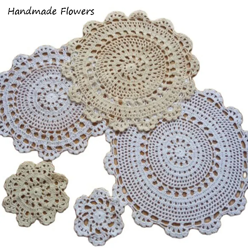 Popular cotton flower table place mat cloth crochet placemat tea round pad coffee coaster cup Christmas wedding doily kitchen
Popular cotton flower table place mat cloth crochet placemat tea round pad coffee coaster cup Christmas wedding doily kitchen