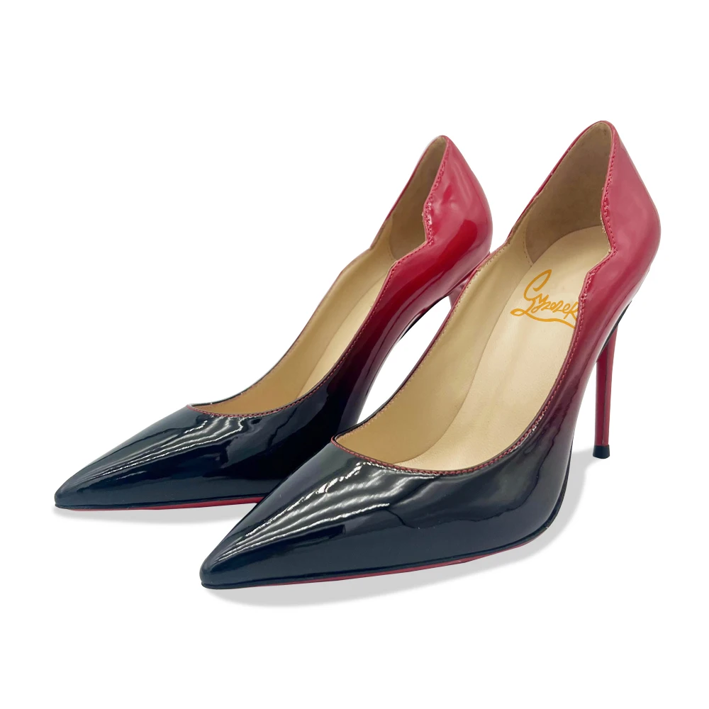 Luxury Design Gradient Color Pumps High Heels Red Bottom Pointed Toe Stiletto Thin Heels Sexy Women Wedding Party Dress Shoes
Luxury Design Gradient Color Pumps High Heels Red Bottom Pointed Toe Stiletto Thin Heels Sexy Women Wedding Party Dress Shoes