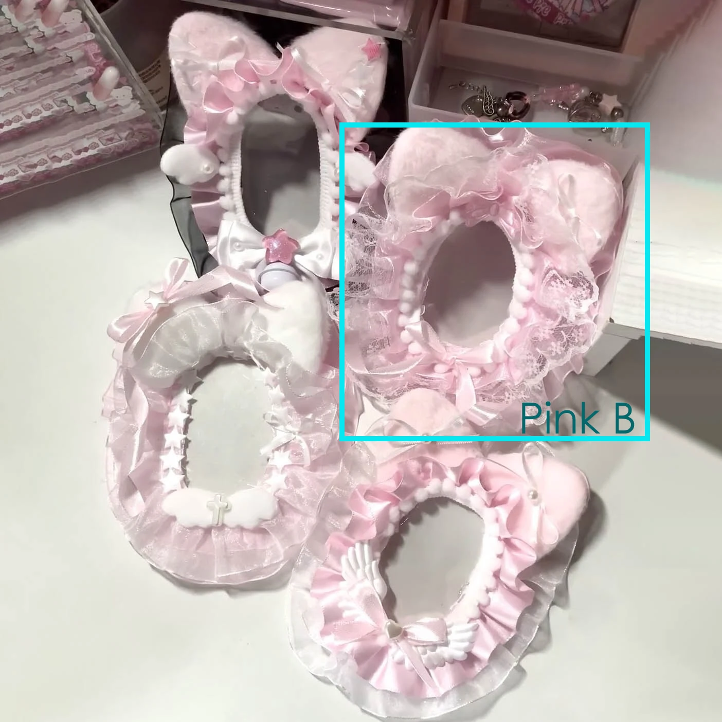 Розовый чехол для фотокарт K-Pop
Розовый чехол для фотокарт K-Pop