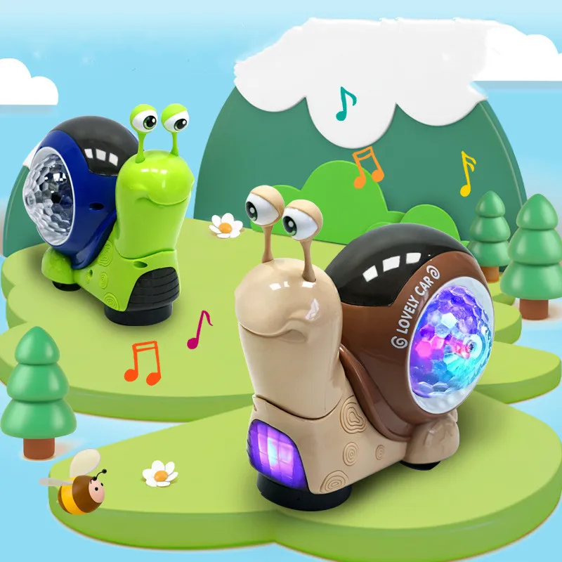 Electric Snail Toy Car Universal Swing Nod Snail Music Projection Light Cute Snail Toy Car Children's Toy
Electric Snail Toy Car Universal Swing Nod Snail Music Projection Light Cute Snail Toy Car Children's Toy