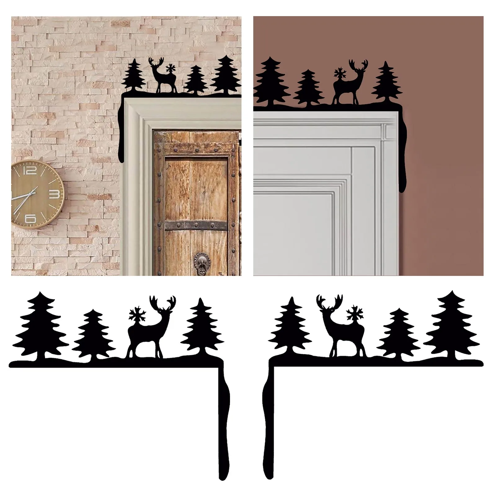 Door Corner Ornament Christmas Decoration DIY Stitching Left Right Optional Metal Christmas Deer Ornament Creative Home Decor
Door Corner Ornament Christmas Decoration DIY Stitching Left Right Optional Metal Christmas Deer Ornament Creative Home Decor