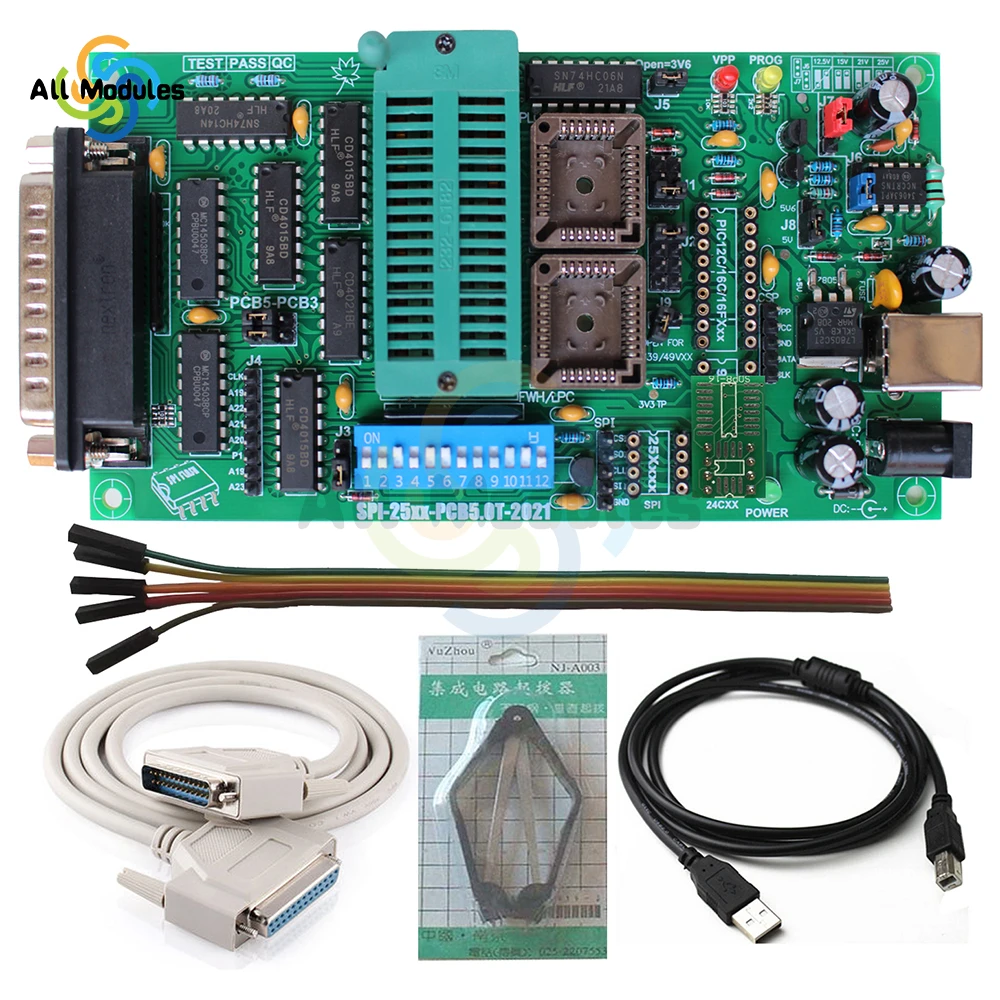SPI 25XX PCB5.0T Willem EPROM Main Board BIOS Programmer BIOS009 PIC PLCC Chip Extraction + SOIC 8 Pin Adapter
SPI 25XX PCB5.0T Willem EPROM Main Board BIOS Programmer BIOS009 PIC PLCC Chip Extraction + SOIC 8 Pin Adapter